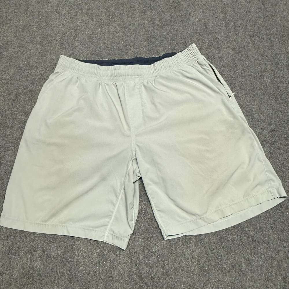 Rhone Shorts Mens‎ XL Gray 8" Lined Athletic Training